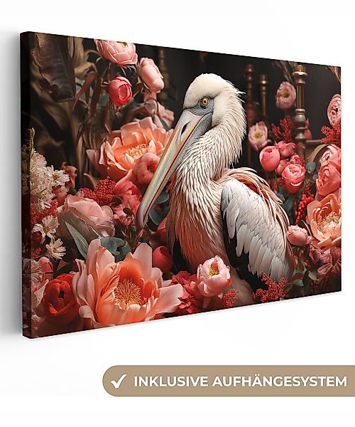 OneMillionCanvasses® Leinwandbild Pelikan - Tier - günstig online kaufen