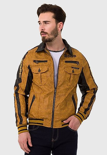 Cipo & Baxx Lederimitatjacke Jacke aus Kunstleder günstig online kaufen