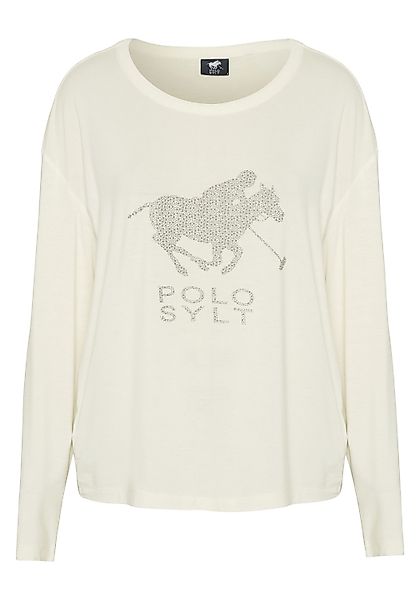 Polo Sylt Langarmshirt mit Logo-Motiv und günstig online kaufen
