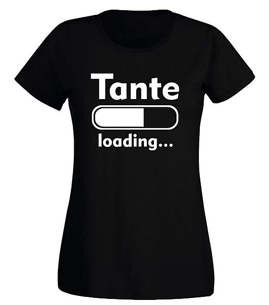 G-graphics T-Shirt Damen T-Shirt - Tante loading Slim-fit Damen T-Shirt mit günstig online kaufen