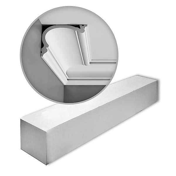 ORAC DECOR C342 LUXXUS Zierleisten 1 Karton Set 10 Stuckleisten 20 m Weiß günstig online kaufen