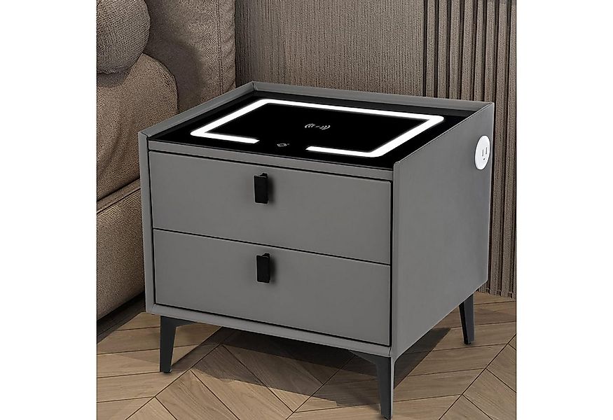 LuxusKollektion Nachttisch Smart Nachttisch mit kabellosem Handyaufladen LE günstig online kaufen