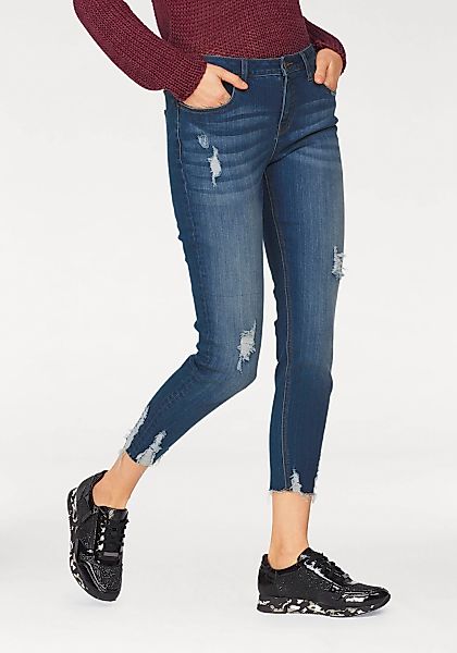 Aniston CASUAL Skinny-fit-Jeans, mit Destroyed-Effekt günstig online kaufen
