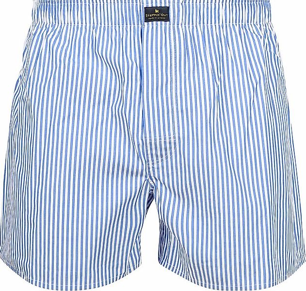 Steppin' Out Boxershort Stripe Blau - Größe XL günstig online kaufen