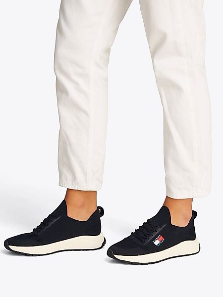 Tommy Jeans TJM RUNNER KNTITTED Slip-On Sneaker, Freizeitschuh, Halbschuh, günstig online kaufen