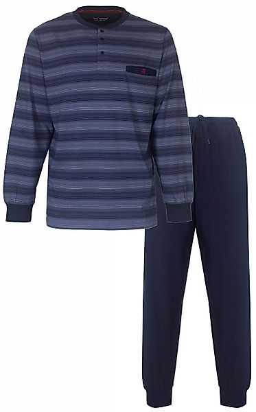 Paul Hopkins Schlafanzug Herren Pyjama lang günstig online kaufen