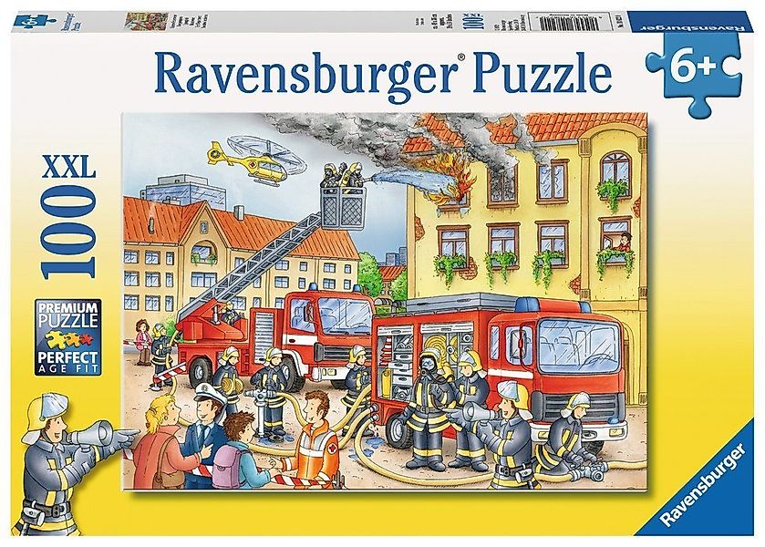 Ravensburger Puzzle 100 Teile Kinder Puzzle XXL Unsere Feuerwehr 10822, 100 günstig online kaufen