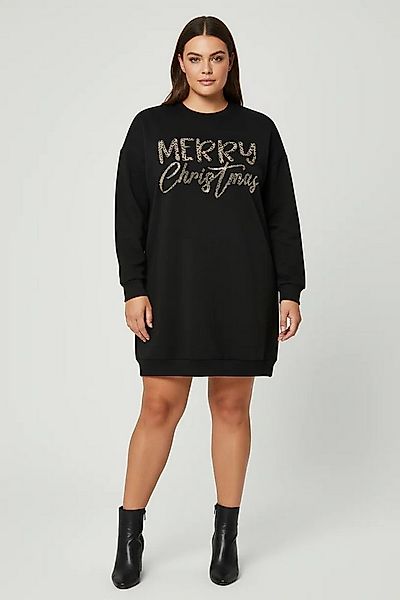 Shape of You Minikleid Bedrucktes Langarm-Sweatshirtkleid günstig online kaufen