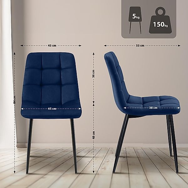 CLP Esszimmerstuhl Tilde (4er Set), mit günstig online kaufen