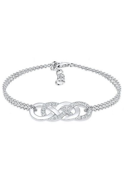 Elli Armband Infinity Liebe Kristalle 925 Silber günstig online kaufen