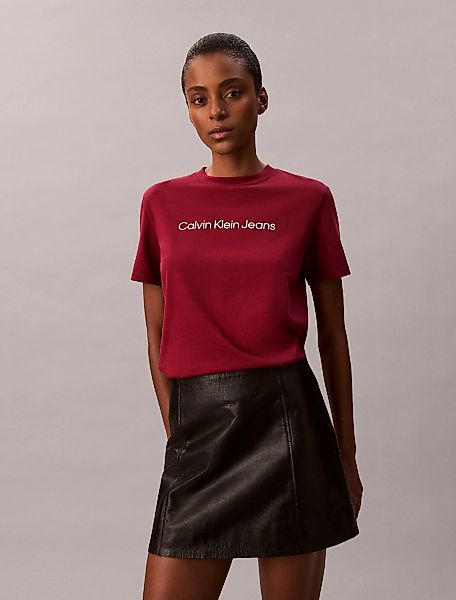 Calvin Klein Jeans T-Shirt "A- INST. LOGO CLASSIC TEE SS" mit Logoschriftzu günstig online kaufen