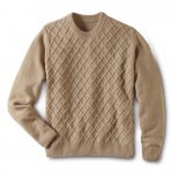 Elegant.Strukturpullover,camel günstig online kaufen