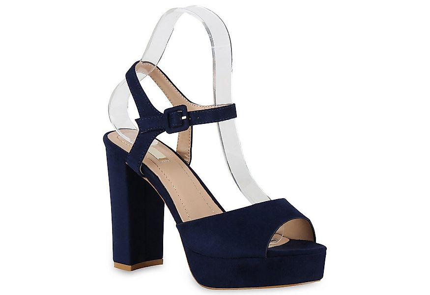 VAN HILL 826158 Plateausandaletten Damen Plateau Sandaletten Blockabsatz Pa günstig online kaufen