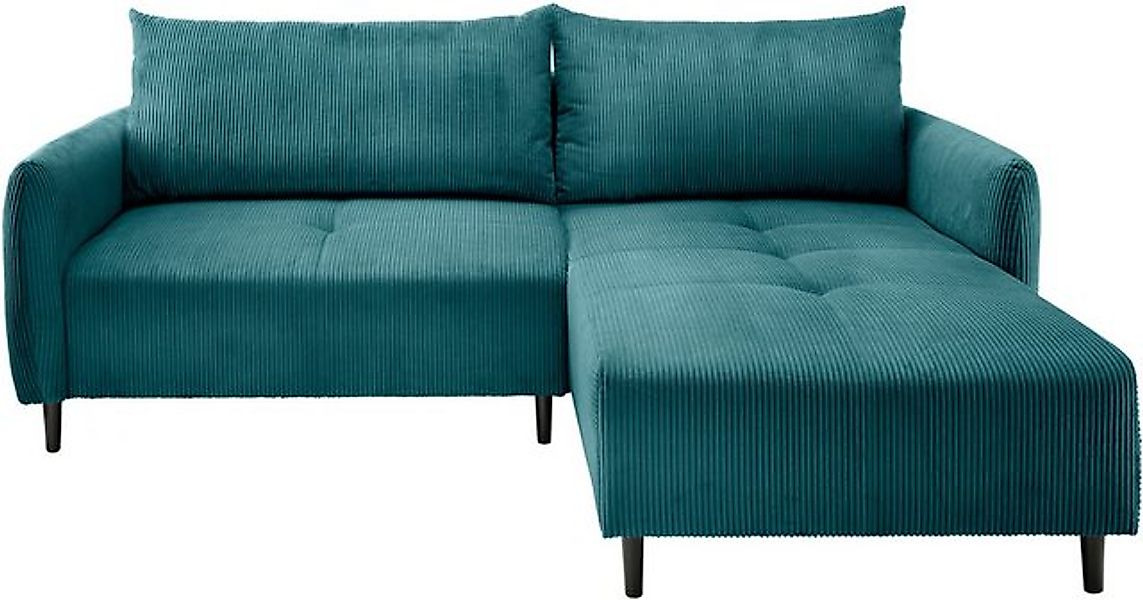 INOSIGN Ecksofa "Mara, L-Form, aktueller Cord Bezug und tolle Farben, schma günstig online kaufen
