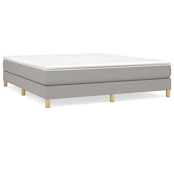 vidaXL Boxspringbett Hellgrau 180x200 cm Stoff1398630 günstig online kaufen