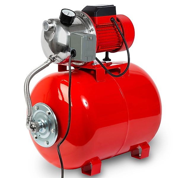 EBERTH Hauswasserwerk 3600 L/h 750W 50 L Druckkessel aus Lackiert Stahl günstig online kaufen