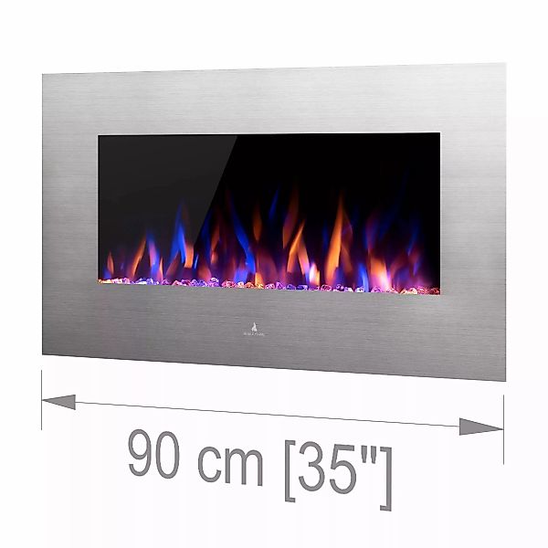 Noble Flame Vegas 900 Edelstahl Elektro Wandkamin [B-Ware] günstig online kaufen