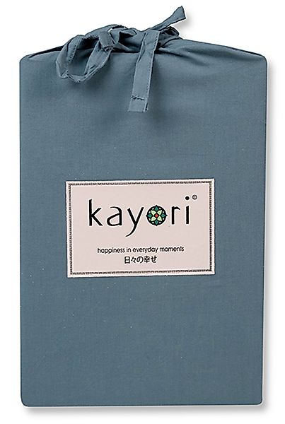 Kayori Spannbettlaken Kai, Renforcé, Gummizug: rundum, günstig online kaufen