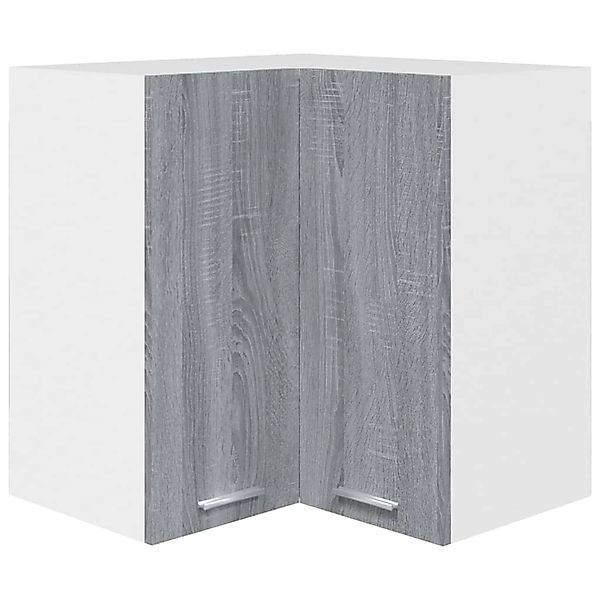 vidaXL Schrankmodule Eck-Hängeschrank Grau Sonoma 57x57x60 cm Holzwerkstoff günstig online kaufen