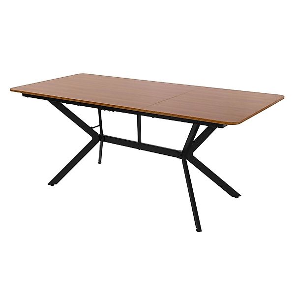 ML-Design Esstisch aus MDF Dunkelbraun 180x80x75 cm für 6 Personen günstig online kaufen