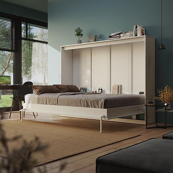 SMARTBett Schrankbett Classic mit Gasdruckfedern 100x200cm günstig online kaufen