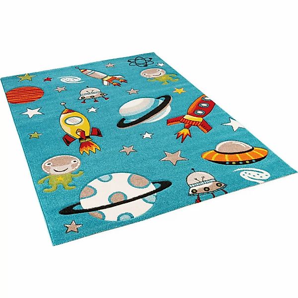 Kinderteppich Casino Kids blau B/L: ca. 160x230 cm günstig online kaufen