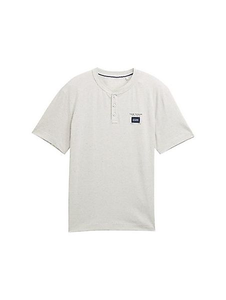 TOM TAILOR Henleyshirt mit Logo-Label günstig online kaufen