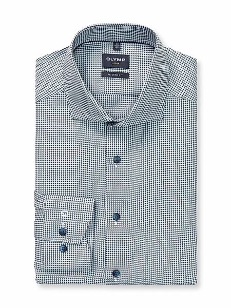 OLYMP Businesshemd "Luxor", mit Muster, Modern Fit, Royla-Kentkragen günstig online kaufen