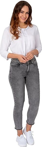 Gio Milano 7/8-Jeans Gio-Liese-1100 verkürzte Skinny mit Fransen am Saum günstig online kaufen