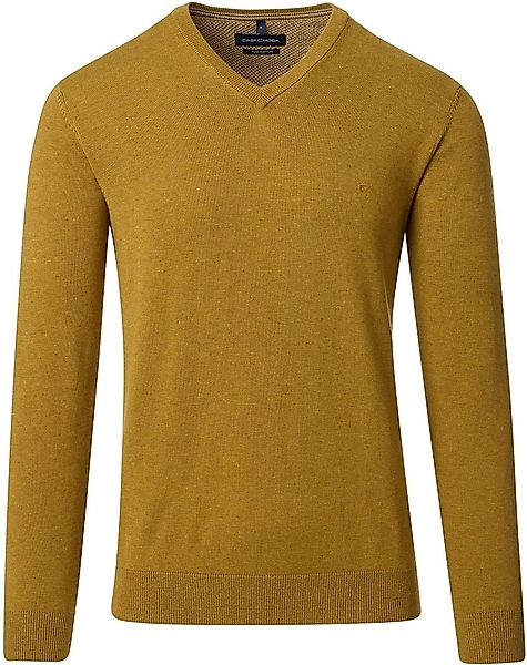 Casa Moda Pullover V-Ausschnitt Gelb  - Größe L günstig online kaufen