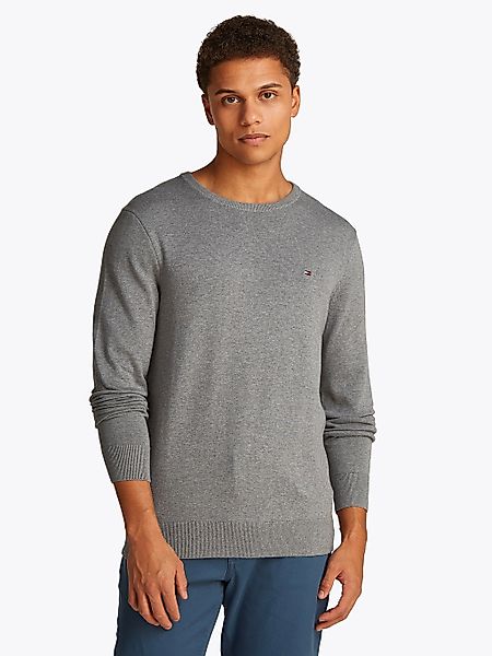 Tommy Hilfiger Rundhalspullover ESSENTIAL COTTON CREW günstig online kaufen