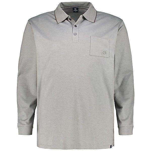 Lerros Poloshirt mit Elasthan Farbe grau Größe: 5XL günstig online kaufen