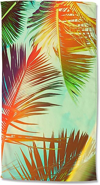 good morning Strandtuch Palms, Microfaser (1-St), günstig online kaufen