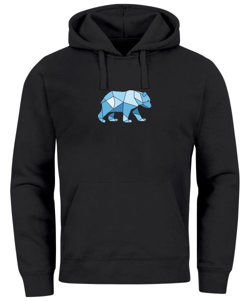 Neverless Hoodie Hoodie Herren Polygon Grafik günstig online kaufen