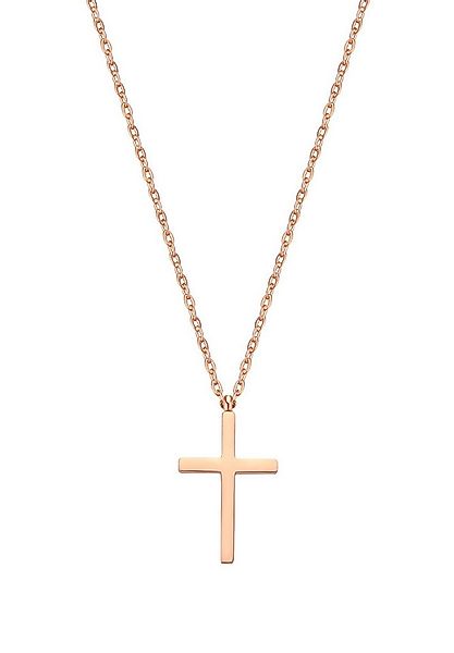 Hey Happiness Kreuzkette mit Anhänger Kreuz, wasserfest, Elegante Damen Hal günstig online kaufen