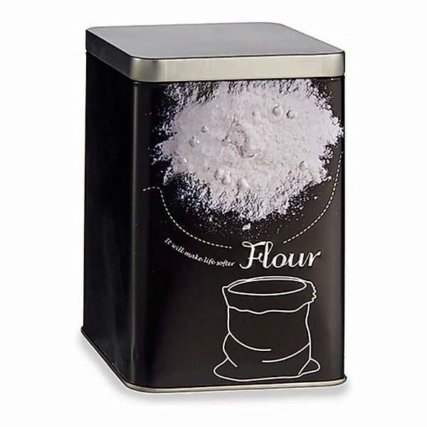 Metalldose Flour Metall (1000 Ml) (10,2 X 15 X 10,2 Cm) günstig online kaufen