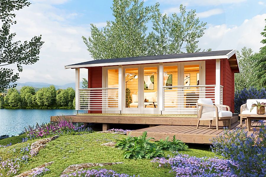 Nordic Holz Gartenhaus "LYNDHURST" günstig online kaufen