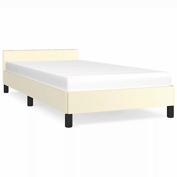 vidaXL Bett Bettgestell mit Kopfteil ohne günstig online kaufen