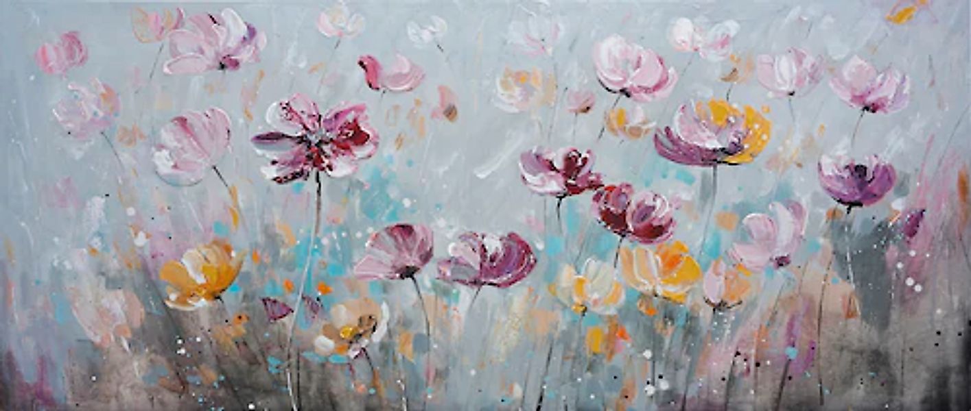 Bönninghoff Ölgemälde, Blumen-Blumenwiese, (1 St.), jedes Bild ein Unikat, günstig online kaufen