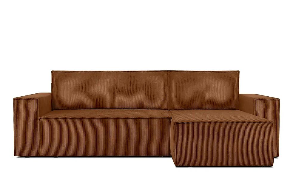 KONSIMO Ecksofa  Napi ¦ orange ¦ Maße (cm): B: 262 H: 89 Polstermöbel > Sof günstig online kaufen