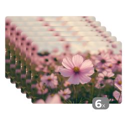 MuchoWow Platzset Blumen - Lila - günstig online kaufen