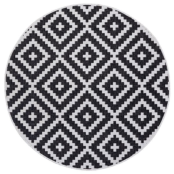 my home Teppich "Ronda Wendeteppich" rund 5 mm Höhe Sisal-Optik, Flachgeweb günstig online kaufen