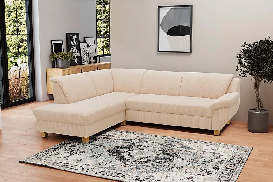 Home affaire Ecksofa "Yesterday Sitzbelastung 140 kg, L-Form", wahlweise mi günstig online kaufen