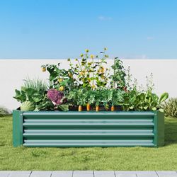 HOMERECOMMEND Hochbeet Quadratische Metall-Anbaukasten, Gartenbett (1 günstig online kaufen