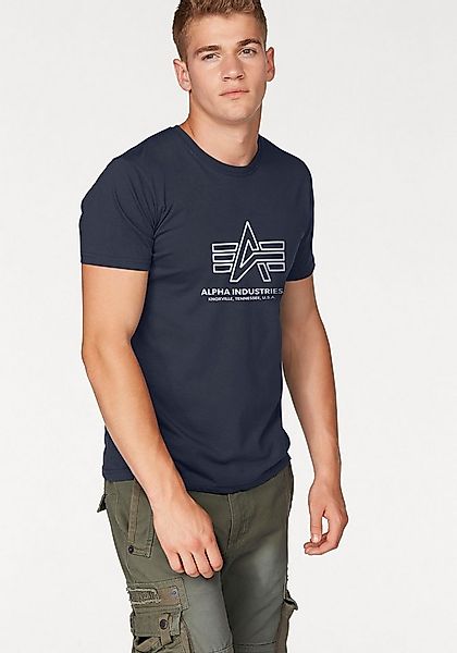 Alpha Industries Rundhalsshirt Logo Print T günstig online kaufen