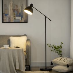 HOMCOM Stehlampe 40 W höhenverstellbare Stehleuchte, günstig online kaufen