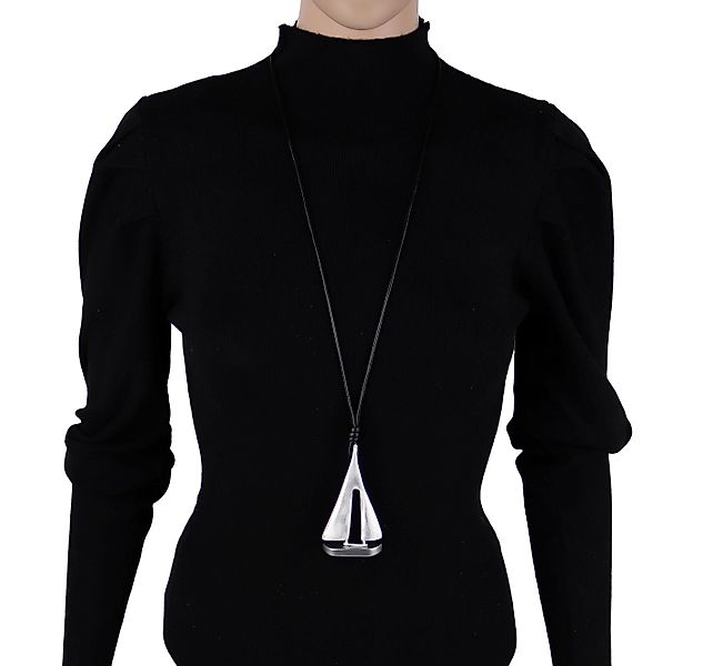MIRROSI Lange Kette Damen Halskette mit elegantem Anhänger aus Metall ca.90 günstig online kaufen