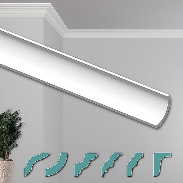 Hexim Deckenleiste ZG26, 20 Meter / günstig online kaufen