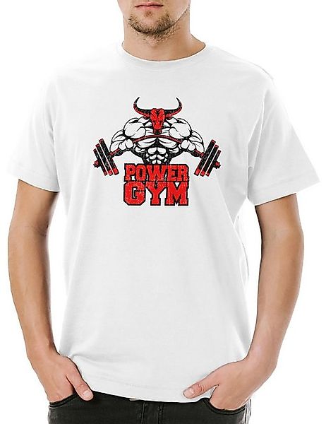 Urban Backwoods Print-Shirt Power Gym Bull Herren T-Shirt Fitness Sports Bu günstig online kaufen