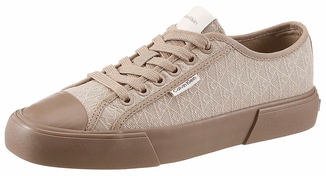 Calvin Klein Plateausneaker "VULC LOW LACEUP AOP CANVAS" Freizeitschuh, Hal günstig online kaufen